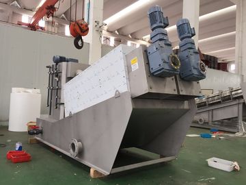 Stainless Steel SS304 Sludge Dewatering Machine , Sludge Dehydrator Coal Dewatering